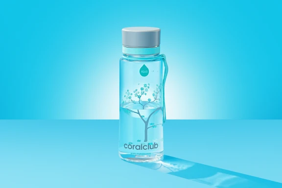 EQUA fľaša na vodu "Mätový kvet"